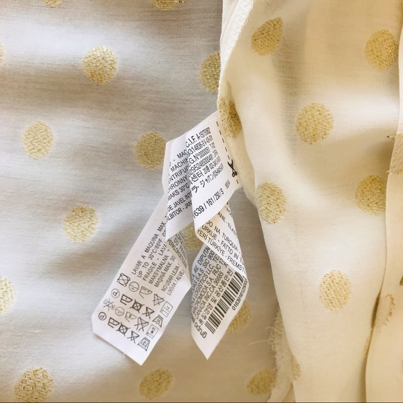Blouse with golden polka dots - Picture 7 of 7